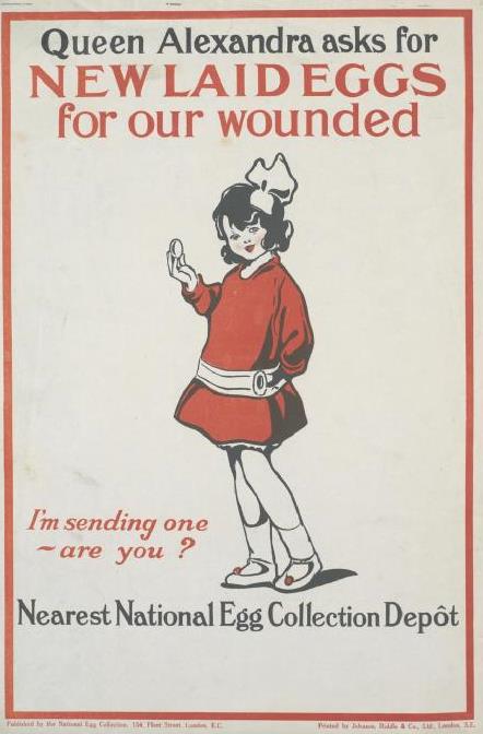 World War One egg collection poster. © IWM (Art.IWM PST 10833)
